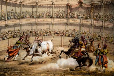 Corrida de toros, 1840 de Federico Mialhe